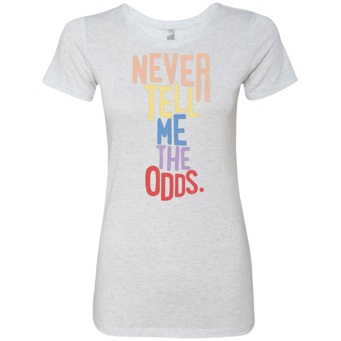T-Shirts Heather White / S Roll the Dice Women's Triblend T-Shirt