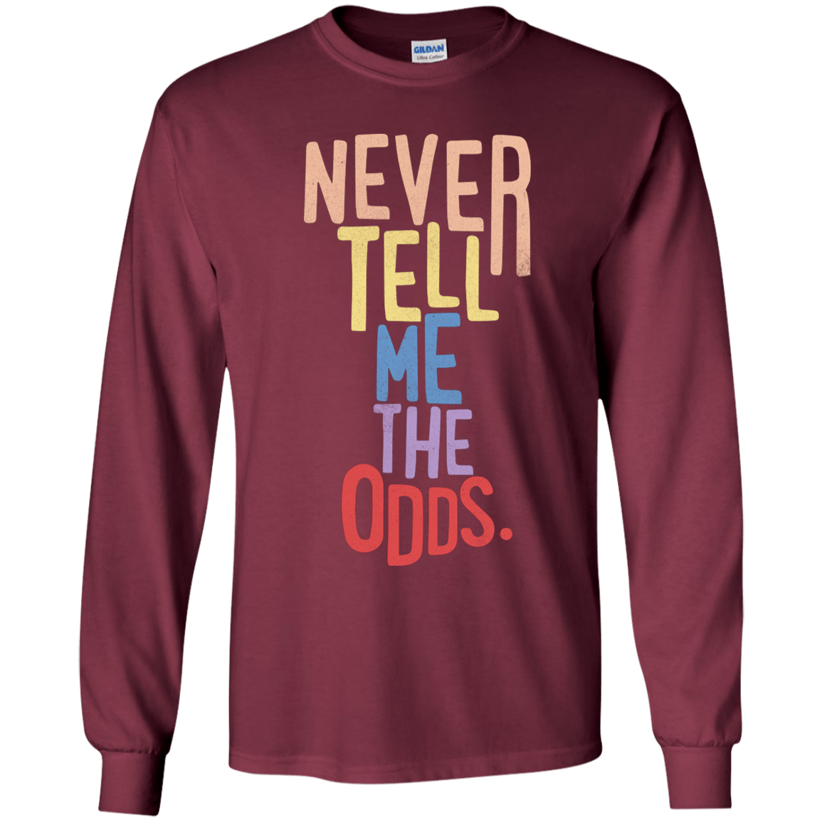 T-Shirts Maroon / YS Roll the Dice Youth Long Sleeve T-Shirt