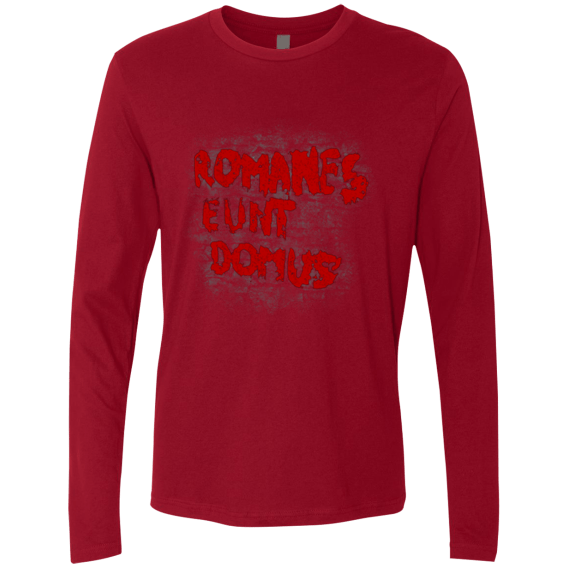 T-Shirts Cardinal / Small Romanes eunt Men's Premium Long Sleeve