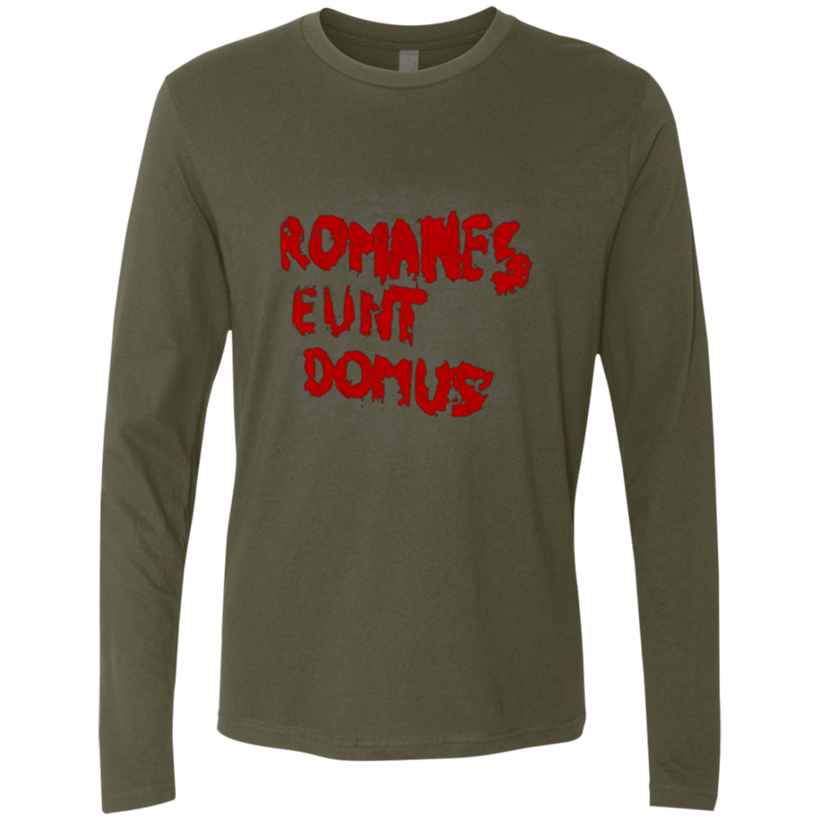 T-Shirts Military Green / Small Romanes eunt Men's Premium Long Sleeve