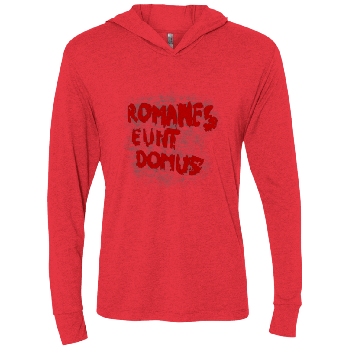 T-Shirts Vintage Red / X-Small Romanes eunt Triblend Long Sleeve Hoodie Tee