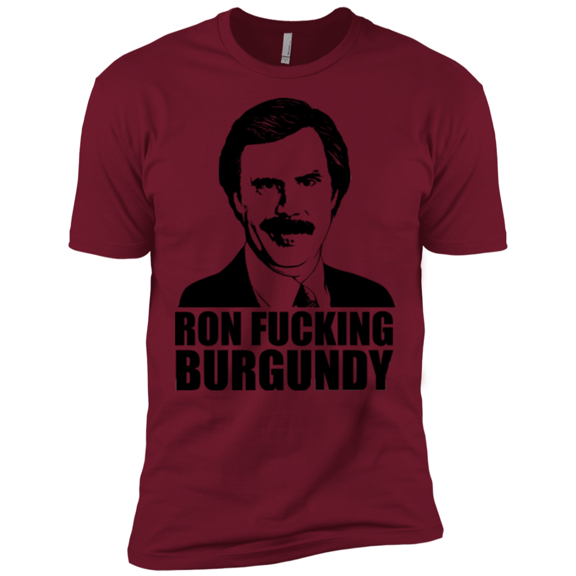 T-Shirts Cardinal / X-Small Ron Fucking Burgundy Men's Premium T-Shirt
