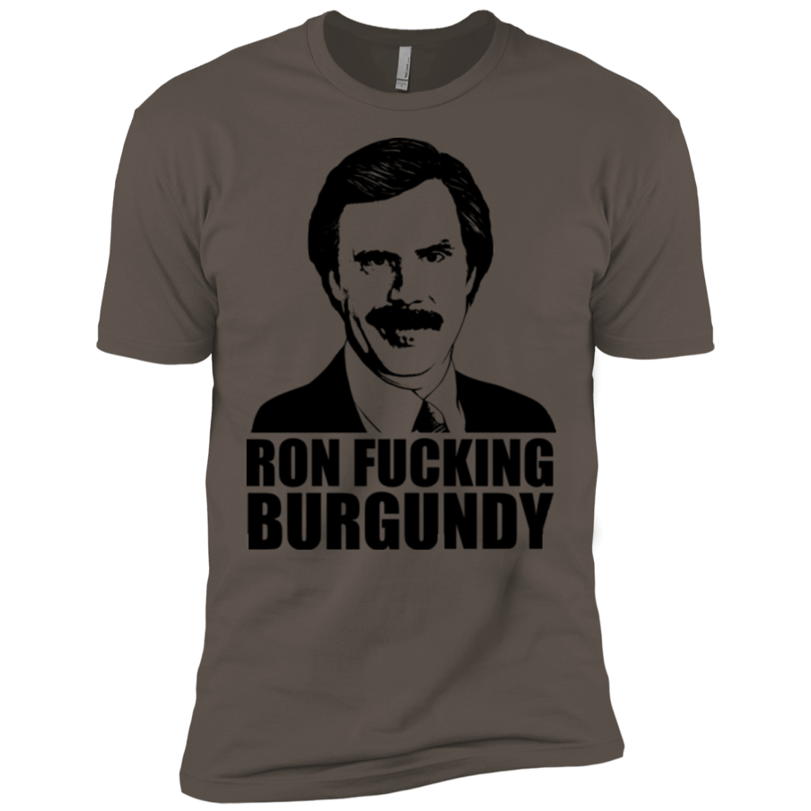 T-Shirts Warm Grey / X-Small Ron Fucking Burgundy Men's Premium T-Shirt