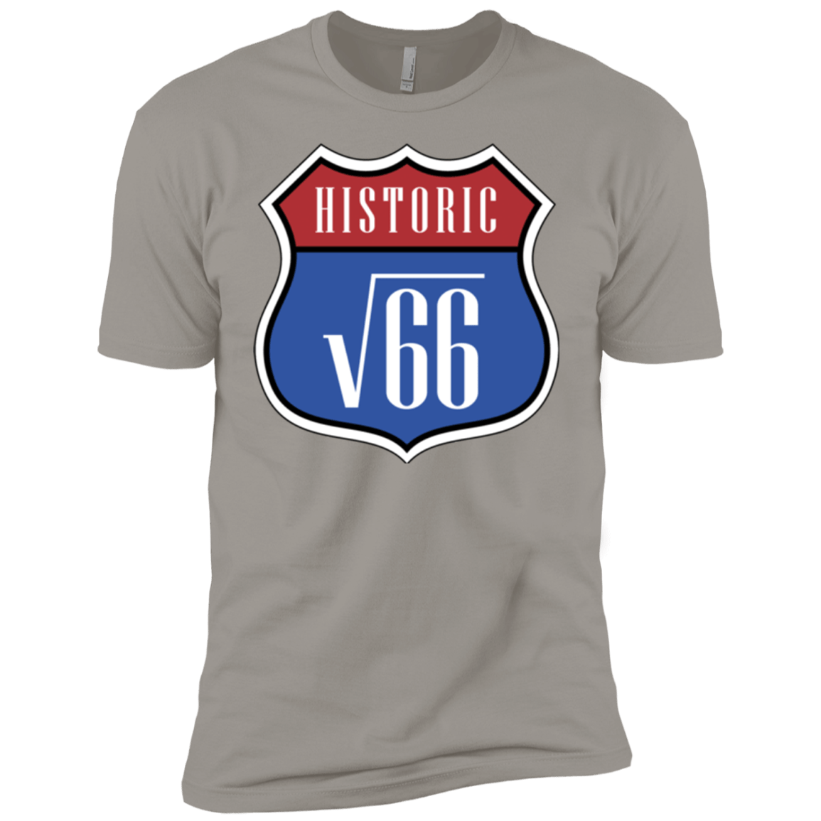 T-Shirts Light Grey / YXS Route v66 Boys Premium T-Shirt