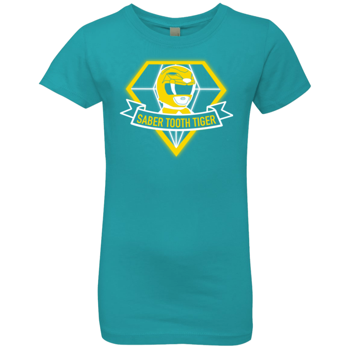 T-Shirts Tahiti Blue / YXS Saber Tooth Tiger Girls Premium T-Shirt