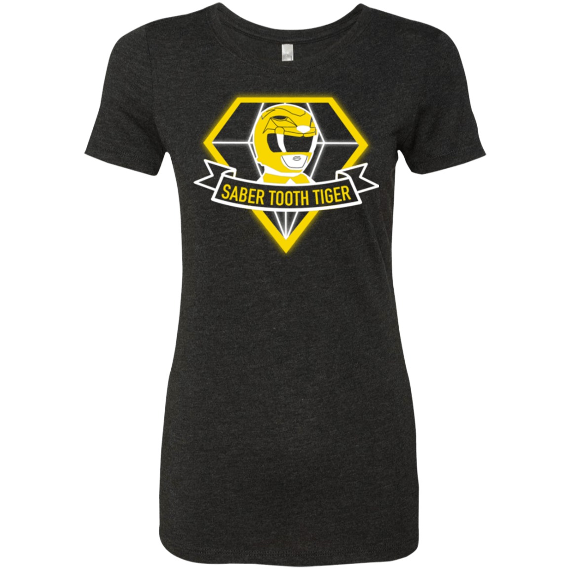 T-Shirts Vintage Black / Small Saber Tooth Tiger Women's Triblend T-Shirt