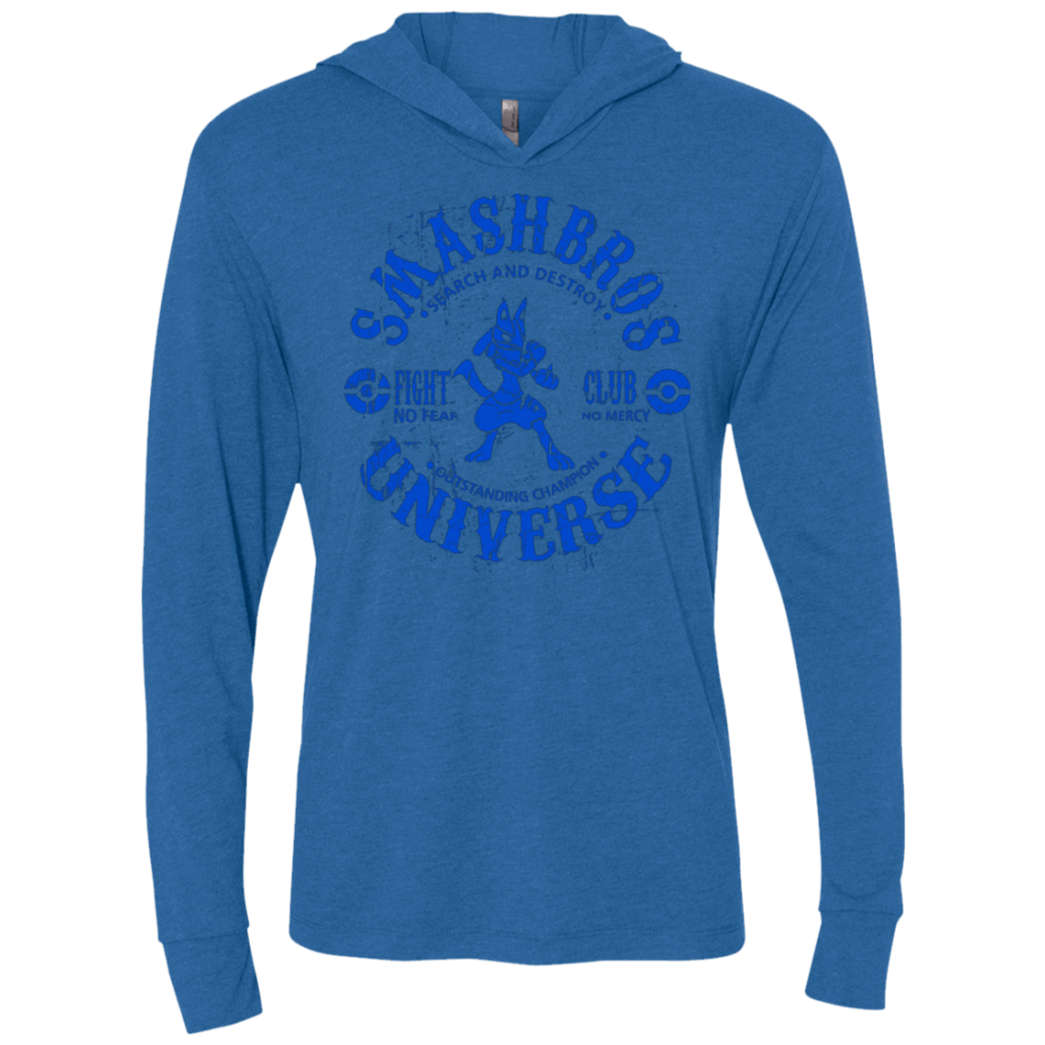 T-Shirts Vintage Royal / X-Small SAFFRON CHAMPION 3 Triblend Long Sleeve Hoodie Tee