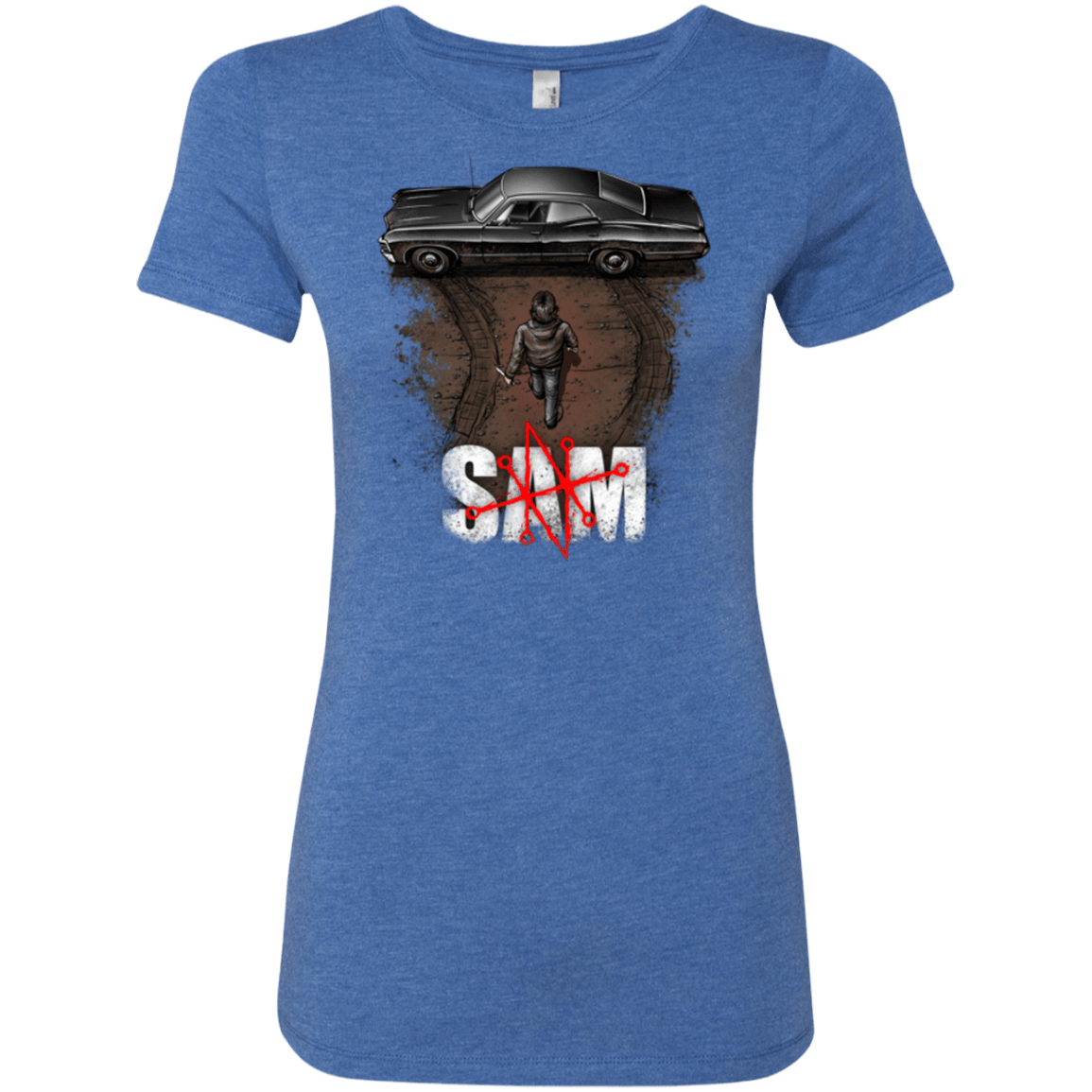 T-Shirts Vintage Royal / Small Sam Women's Triblend T-Shirt