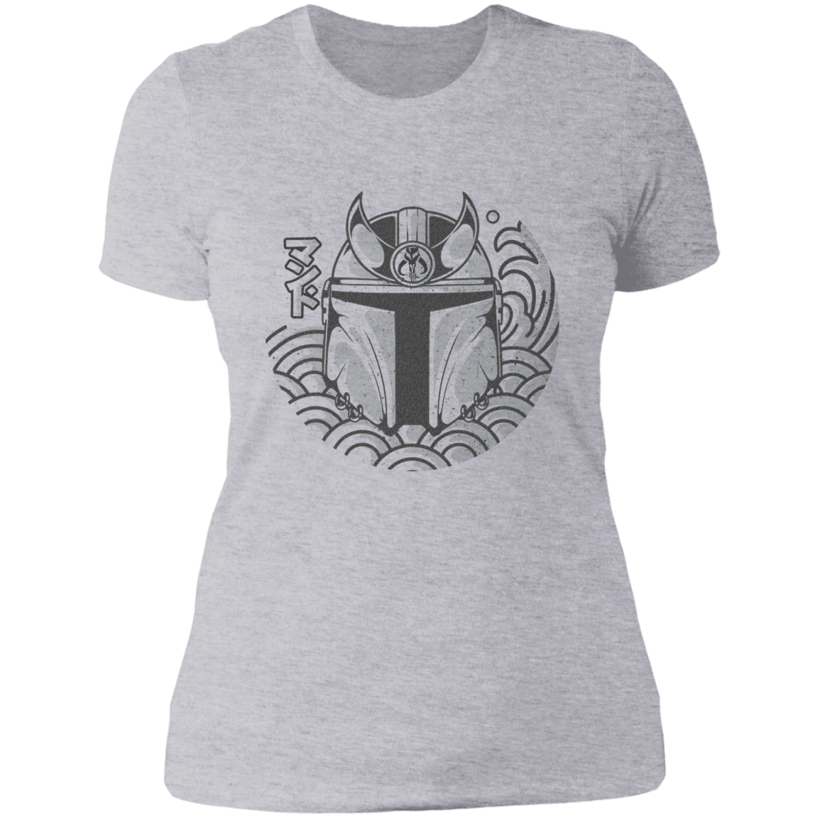 T-Shirts Heather Grey / S Samurai Mando Women's Premium T-Shirt