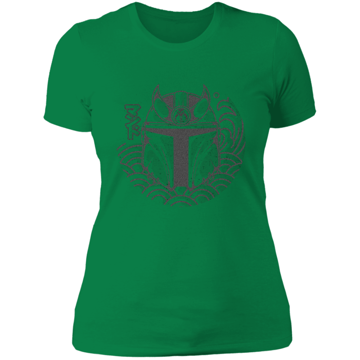 T-Shirts Kelly Green / S Samurai Mando Women's Premium T-Shirt
