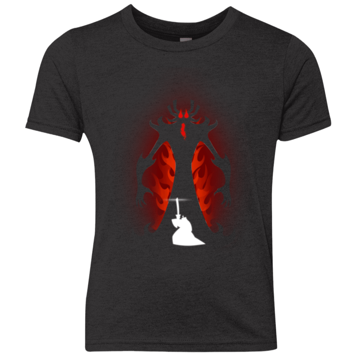 T-Shirts Vintage Black / YXS Samurai vs Demon Youth Triblend T-Shirt