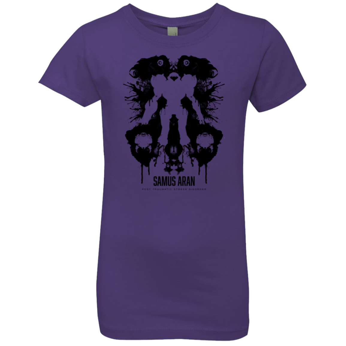 T-Shirts Purple Rush / YXS Samus Ink Blot Girls Premium T-Shirt