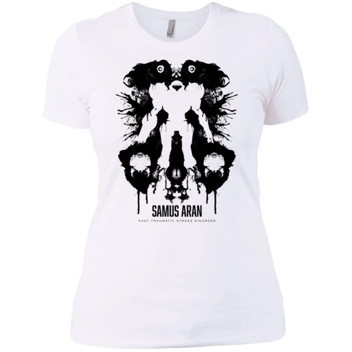 T-Shirts White / X-Small Samus Ink Blot Women's Premium T-Shirt