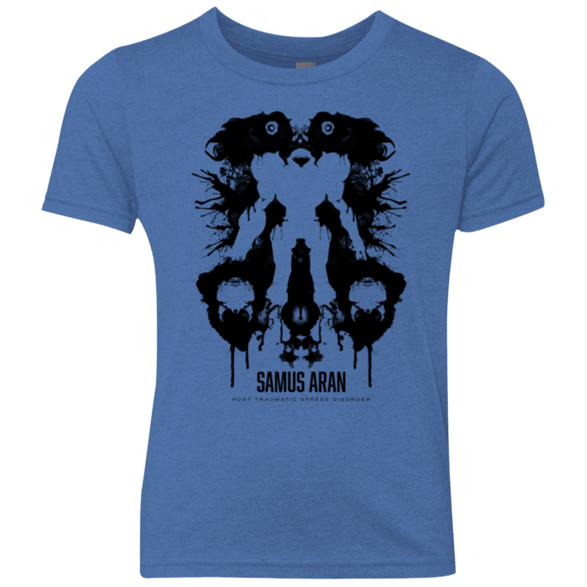 T-Shirts Vintage Royal / YXS Samus Ink Blot Youth Triblend T-Shirt