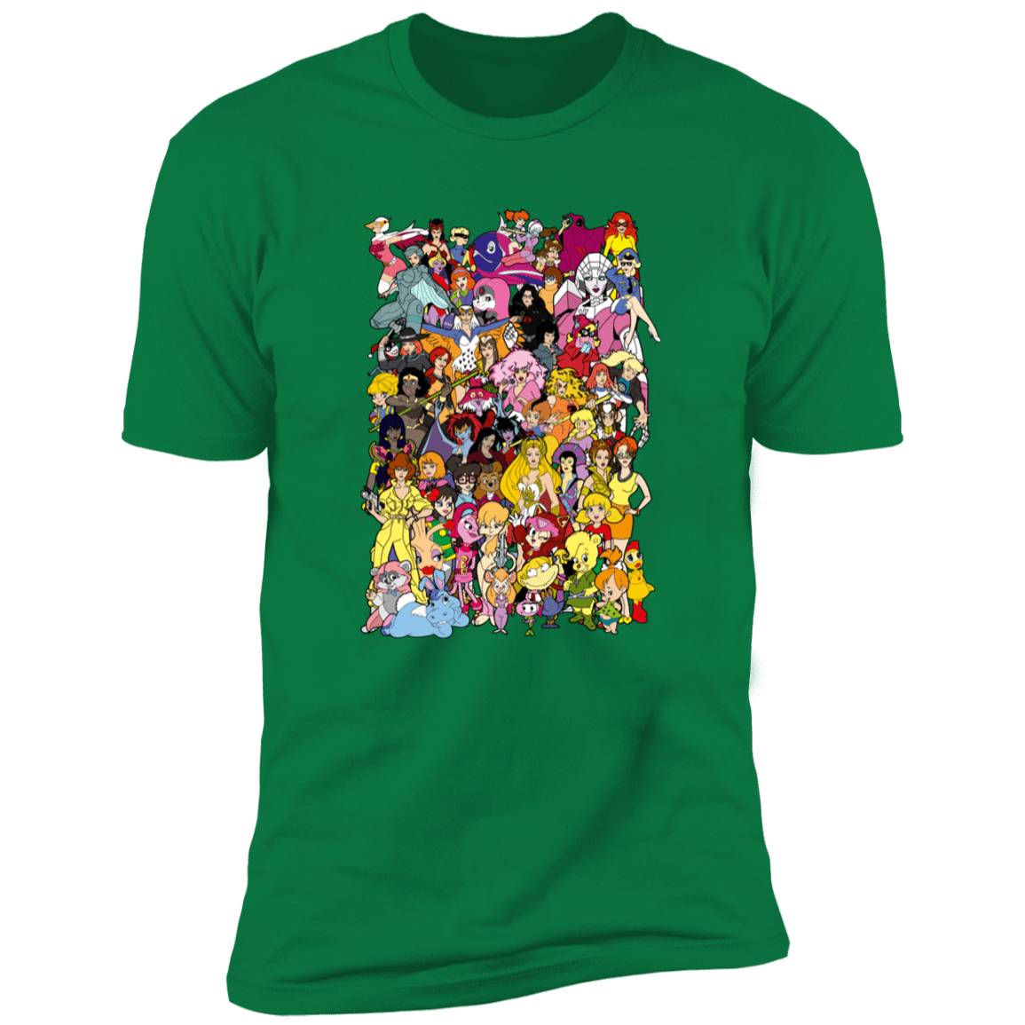 T-Shirts Kelly Green / S Saturday Morning Ladies Men's Premium T-Shirt