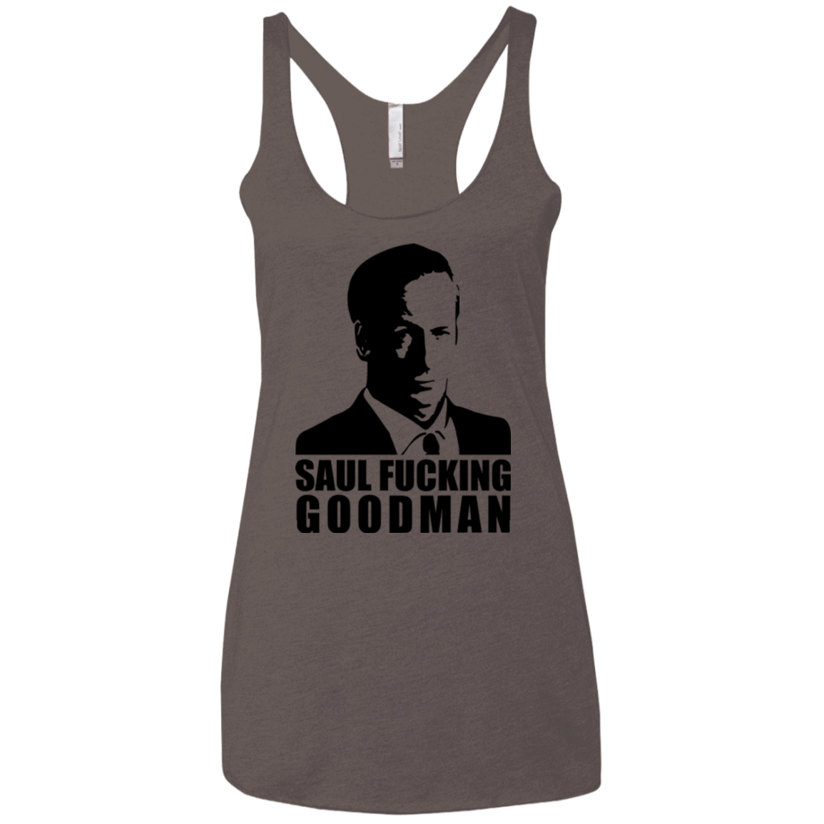 T-Shirts Macchiato / X-Small Saul fucking Goodman Women's Triblend Racerback Tank