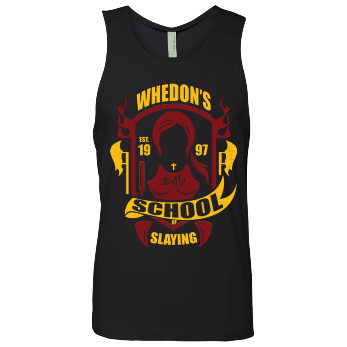 T-Shirts Black / Small School of Slaying Men's Premium Tank Top