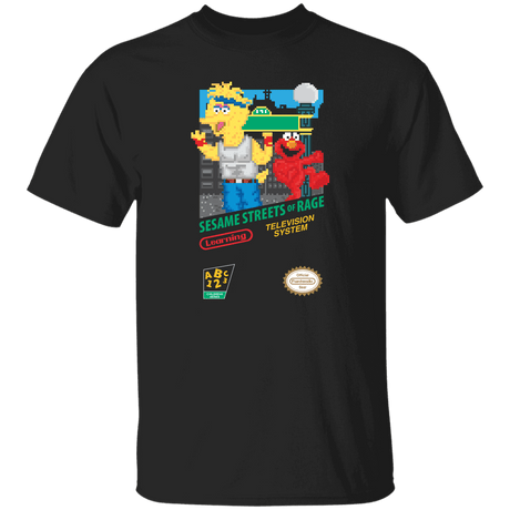 T-Shirts Black / S Sesame Streets of Rage T-Shirt