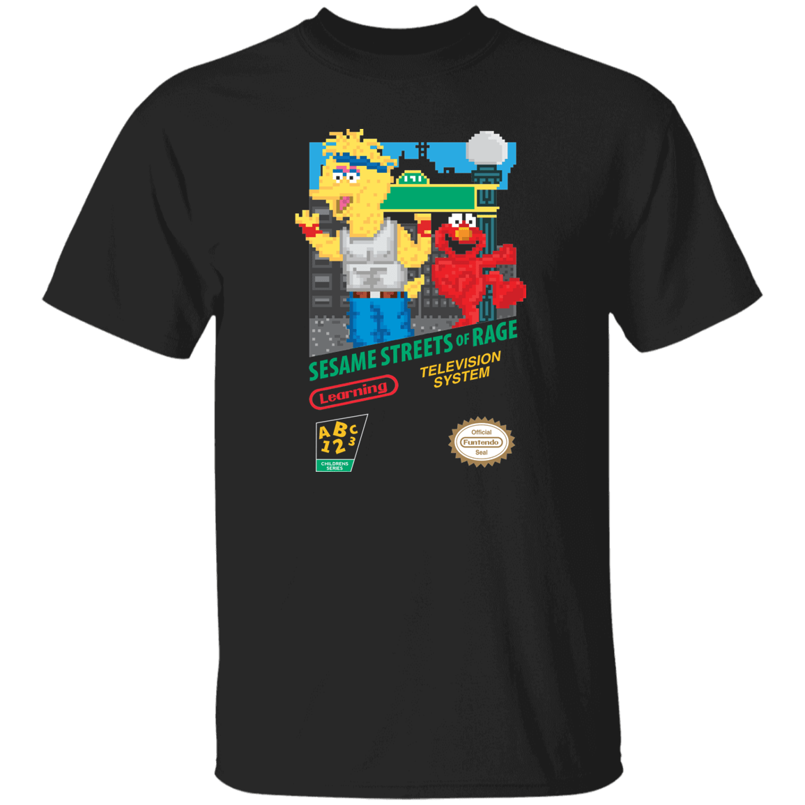 T-Shirts Black / S Sesame Streets of Rage T-Shirt