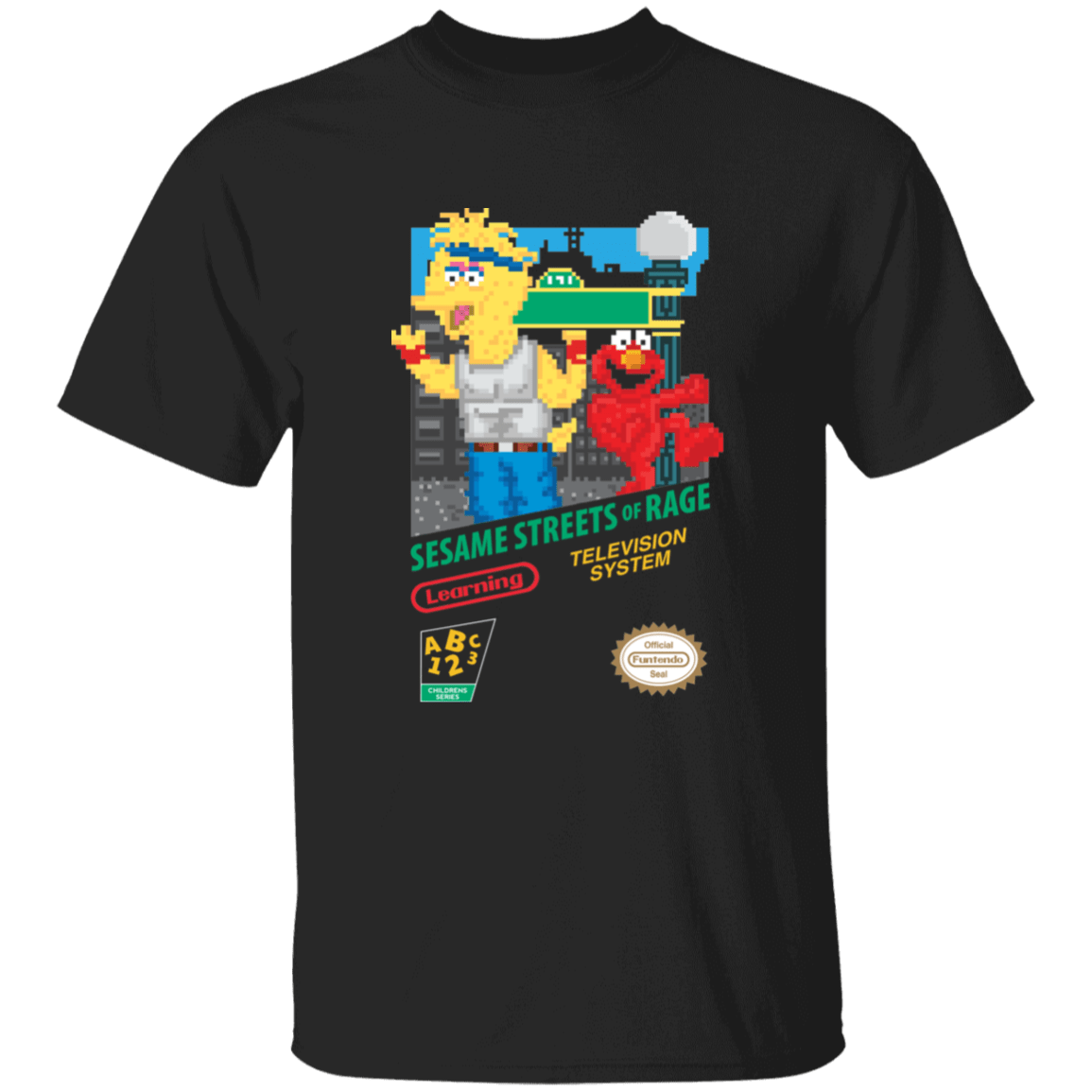 T-Shirts Black / YXS Sesame Streets of Rage Youth T-Shirt