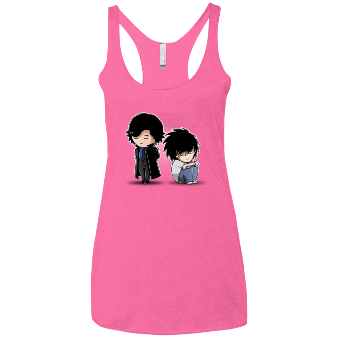 T-Shirts Vintage Pink / X-Small SherLock2 Women's Triblend Racerback Tank