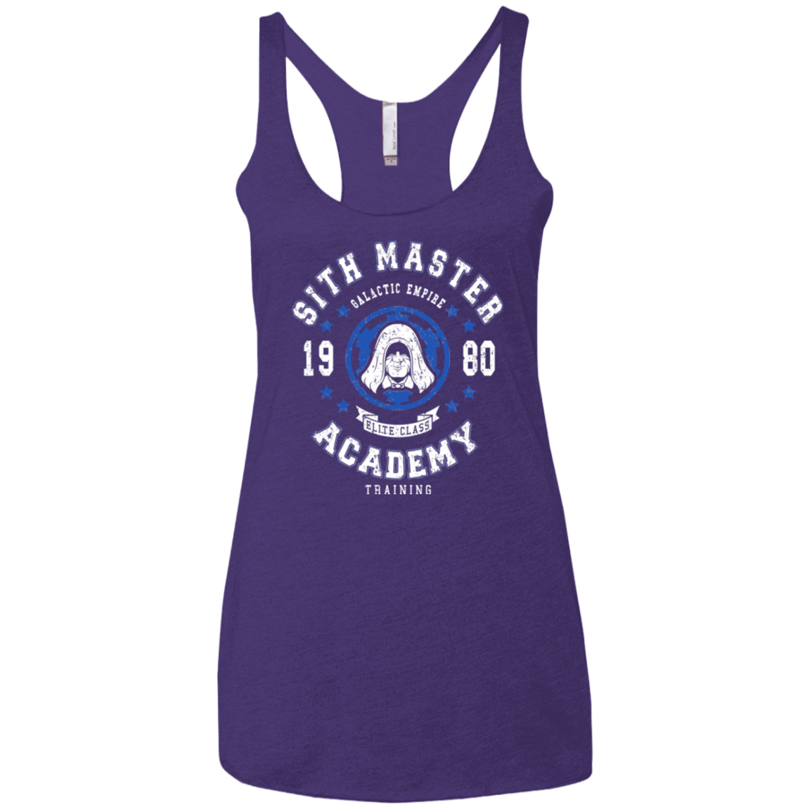 T-Shirts Purple / X-Small Sith Master Academy 80 Women's Triblend Racerback Tank