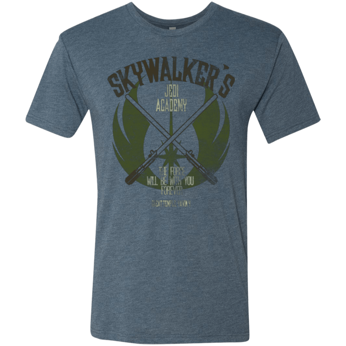 T-Shirts Indigo / Small Skywalker's Jedi Academy Men's Triblend T-Shirt