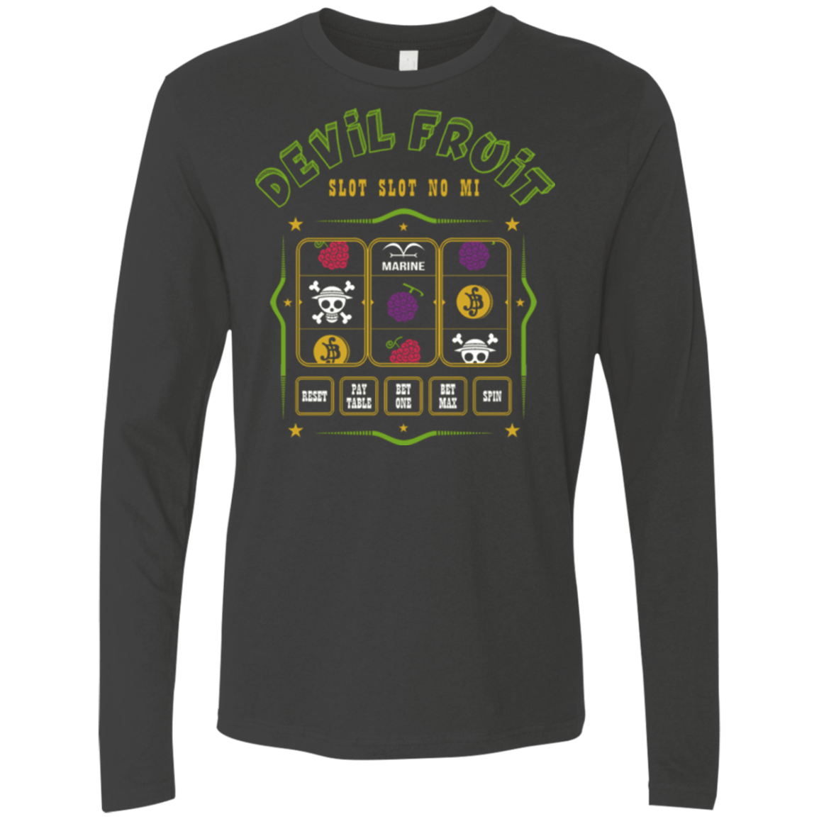 T-Shirts Heavy Metal / Small Slot slot Men's Premium Long Sleeve