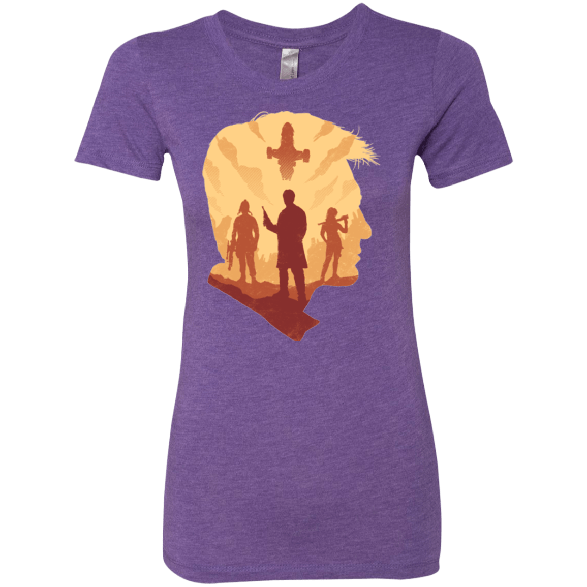 T-Shirts Purple Rush / Small Smuggle squad Women's Triblend T-Shirt