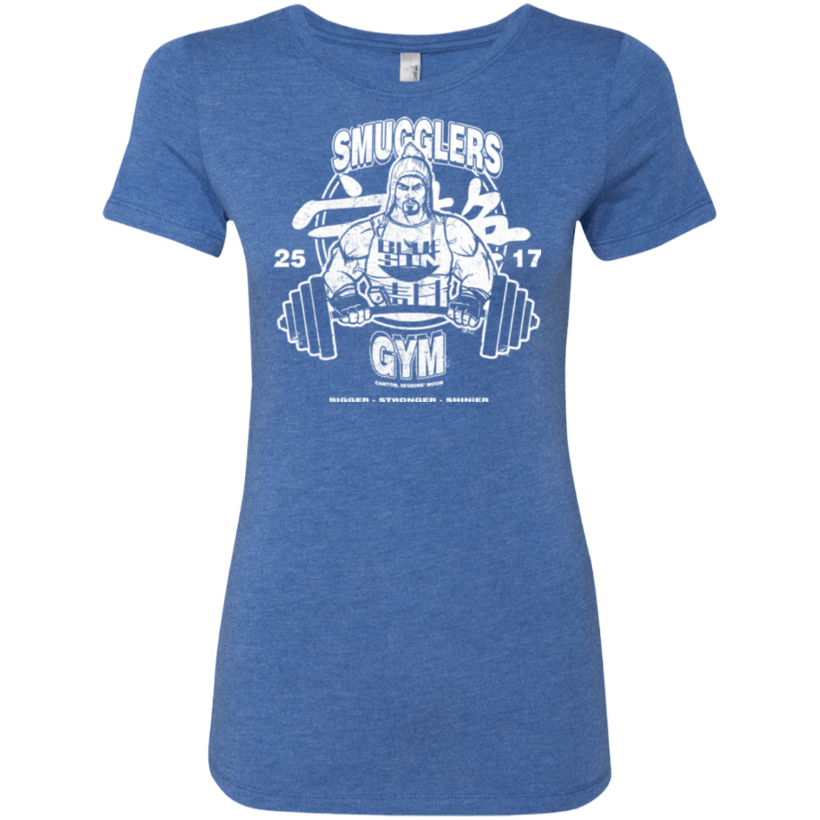 T-Shirts Vintage Royal / Small Smugglers Gym Women's Triblend T-Shirt