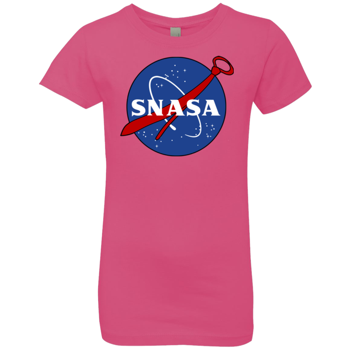 T-Shirts Hot Pink / YXS SNASA Girls Premium T-Shirt