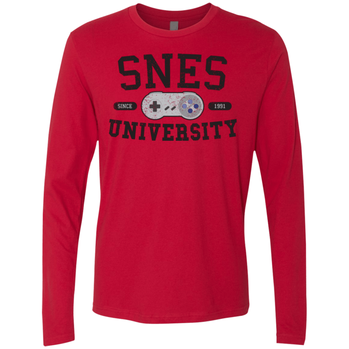 T-Shirts Red / Small SNES Men's Premium Long Sleeve