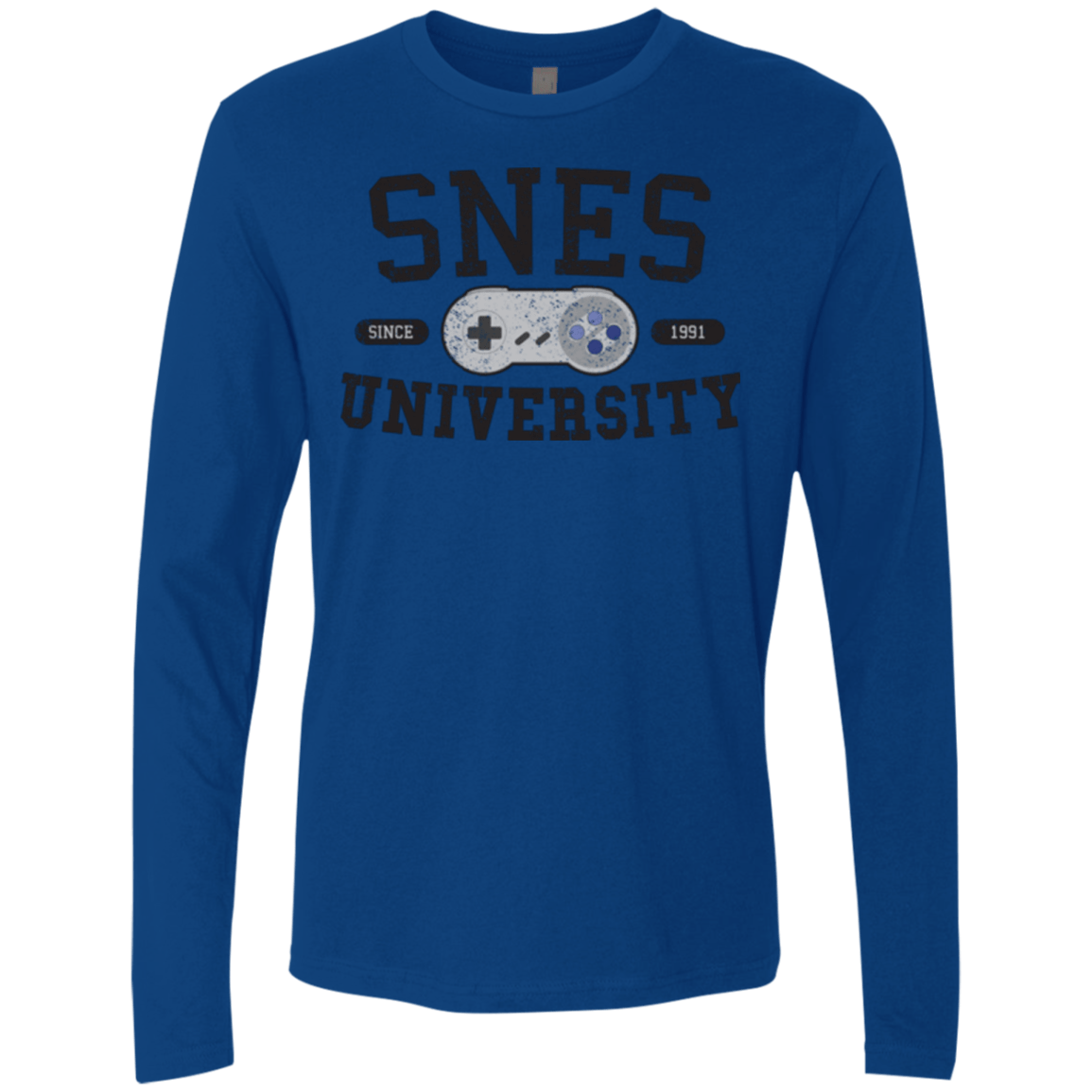 T-Shirts Royal / Small SNES Men's Premium Long Sleeve