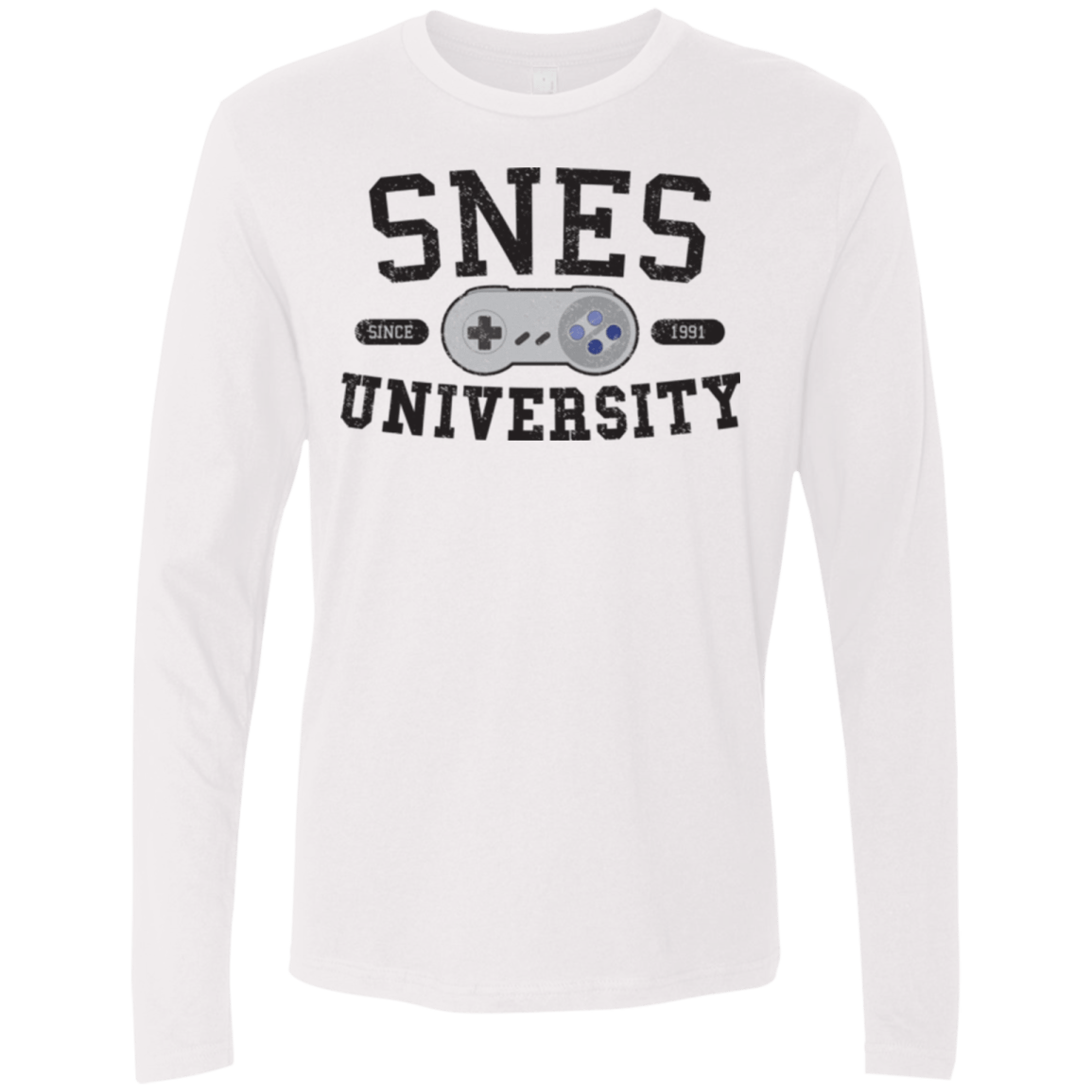 T-Shirts White / Small SNES Men's Premium Long Sleeve