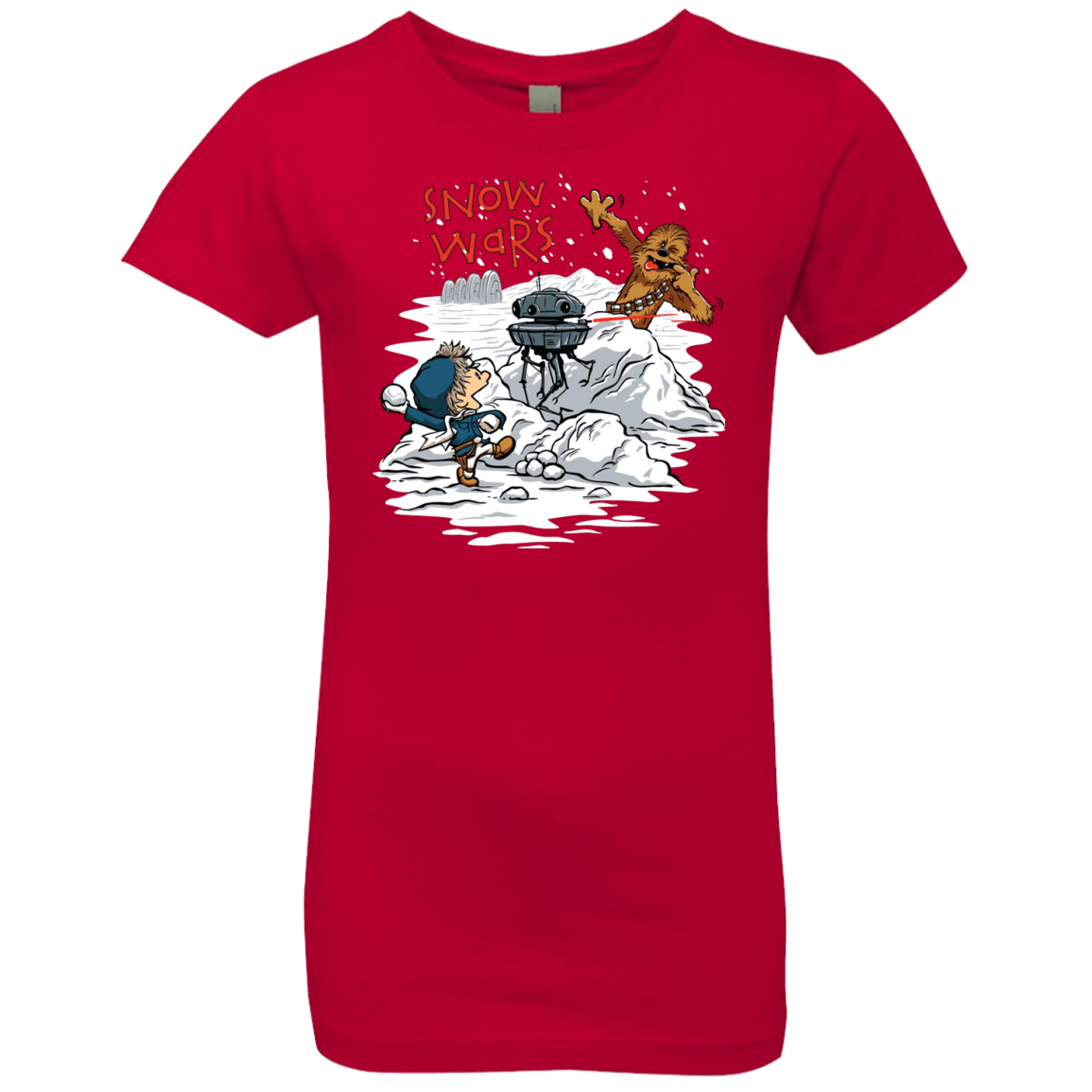 T-Shirts Red / YXS Snow Wars Girls Premium T-Shirt