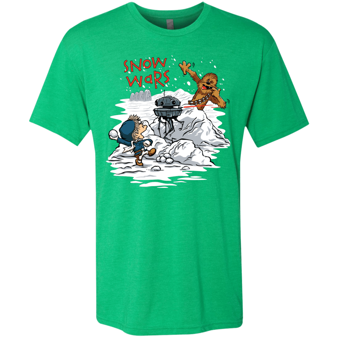 T-Shirts Envy / Small Snow Wars Men's Triblend T-Shirt