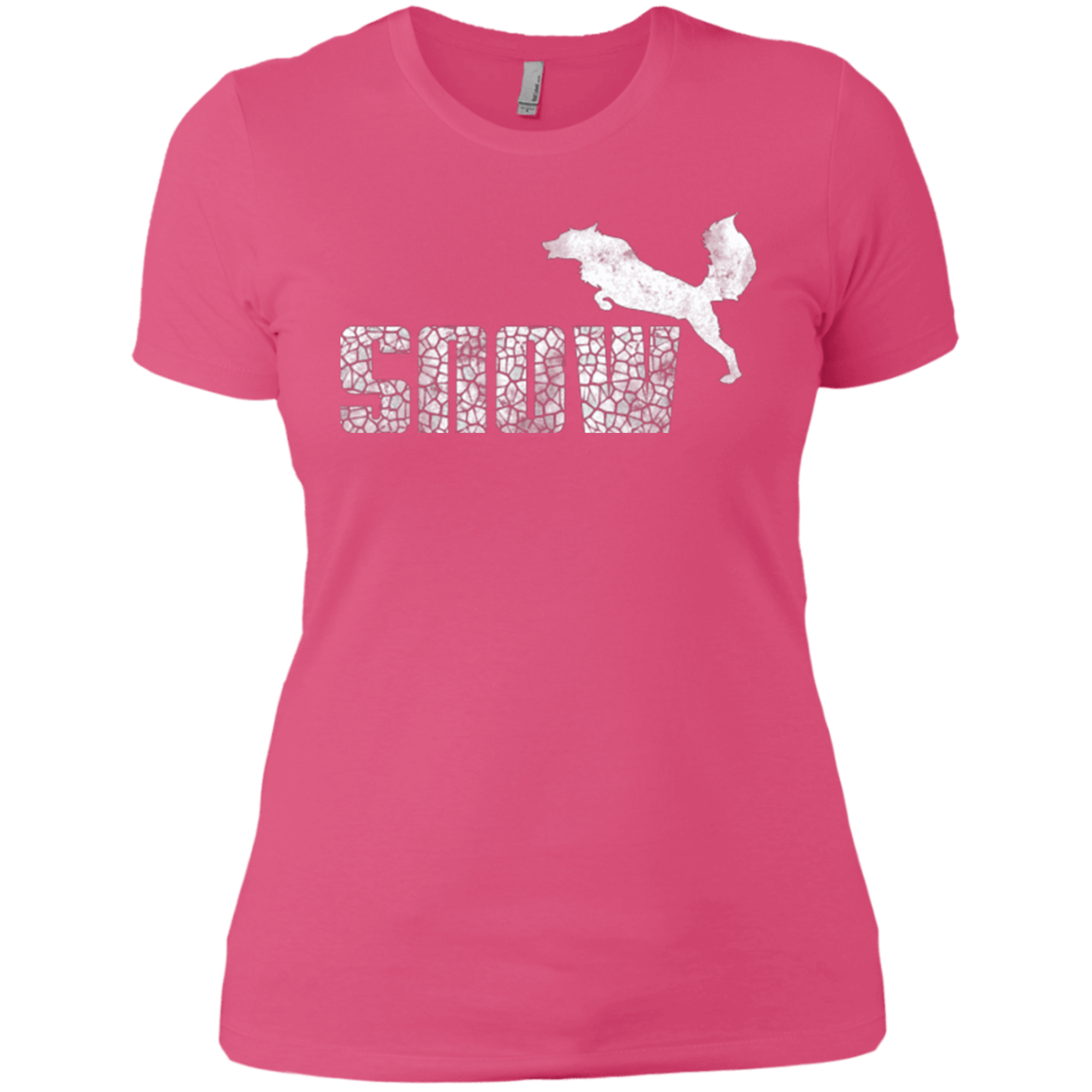 T-Shirts Hot Pink / X-Small Snow Women's Premium T-Shirt
