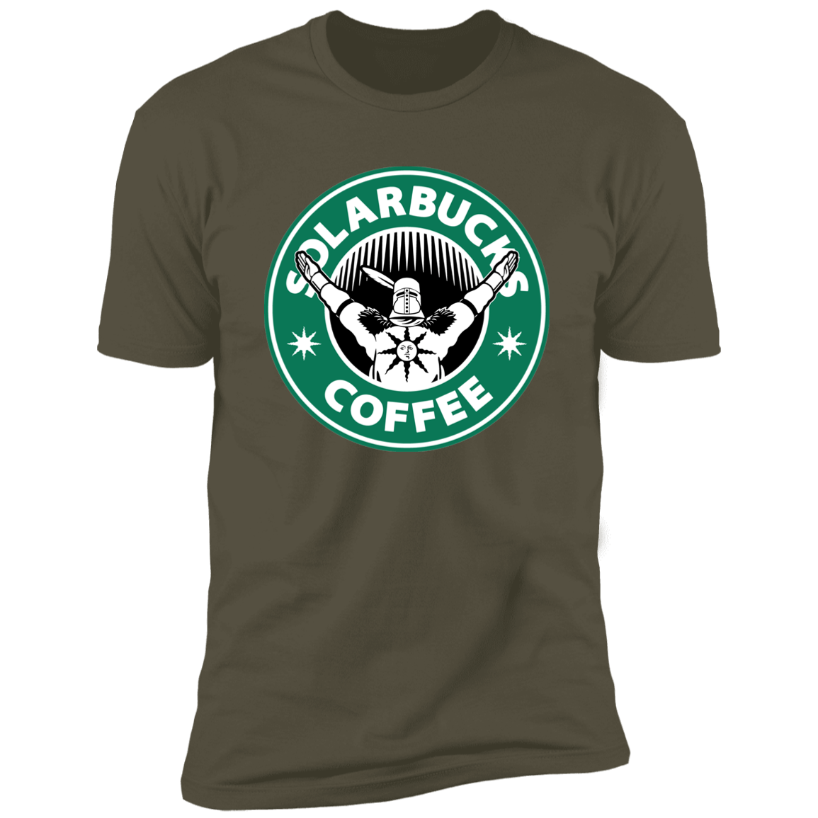 T-Shirts Military Green / S Solarbucks Coffee Men's Premium T-Shirt