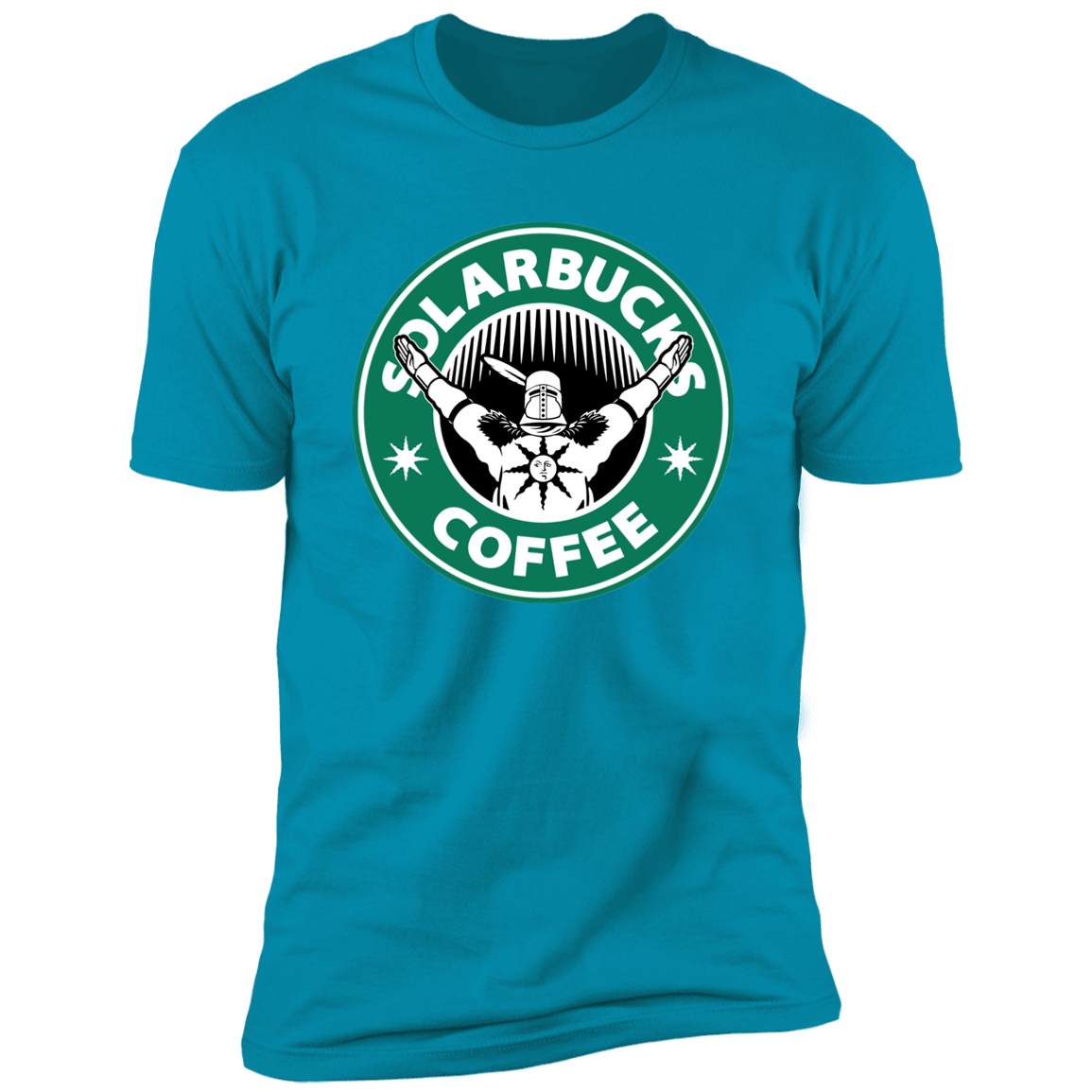 T-Shirts Turquoise / S Solarbucks Coffee Men's Premium T-Shirt
