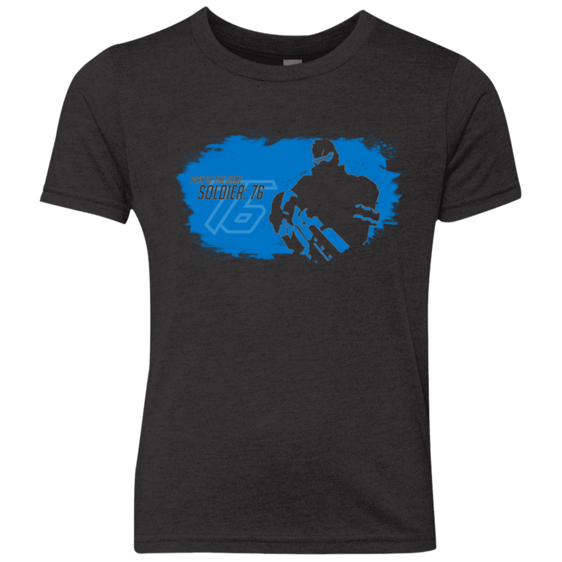 T-Shirts Vintage Black / YXS Soldier 76 Base Youth Triblend T-Shirt