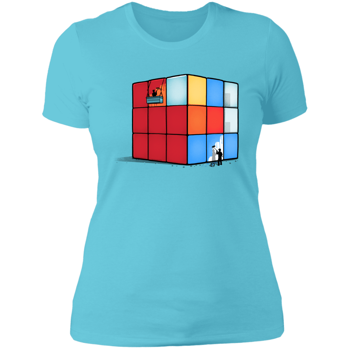 T-Shirts Cancun / S Solving the Cube Women's Premium T-Shirt