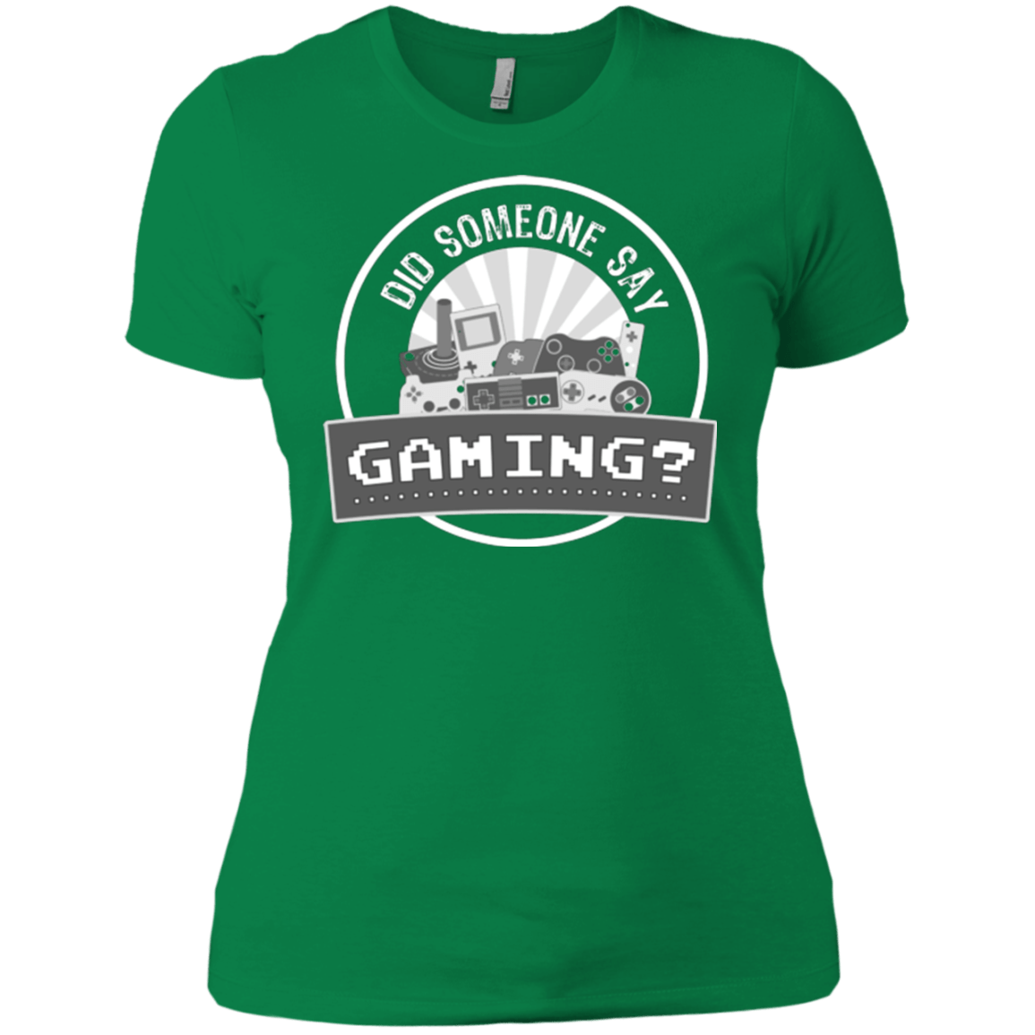 T-Shirts Kelly Green / X-Small Someone Say Gaming Women's Premium T-Shirt