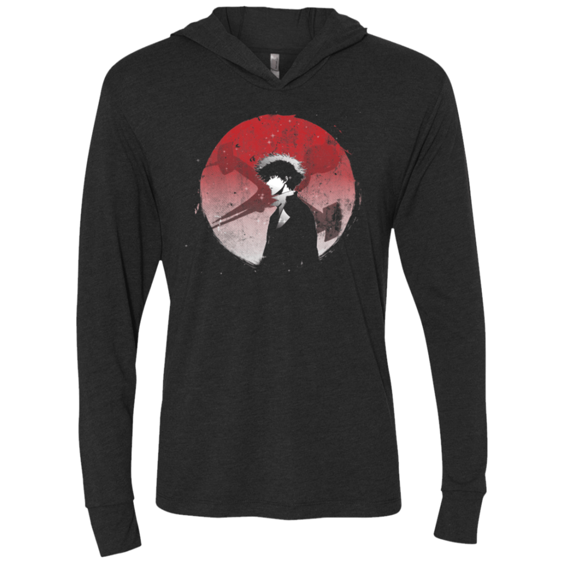 T-Shirts Vintage Black / X-Small space cowboy 2 Triblend Long Sleeve Hoodie Tee