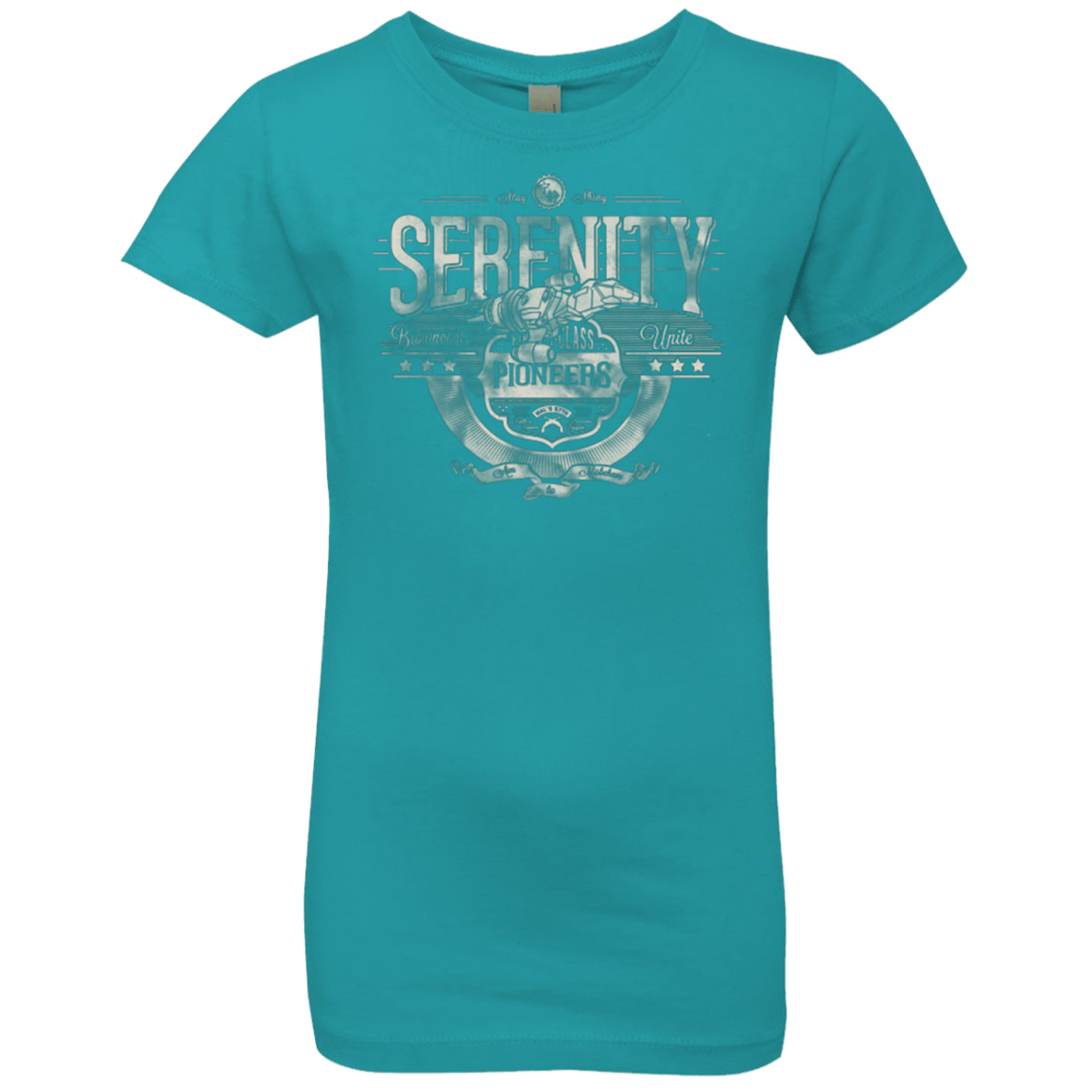 T-Shirts Tahiti Blue / YXS Space Pioneers Girls Premium T-Shirt