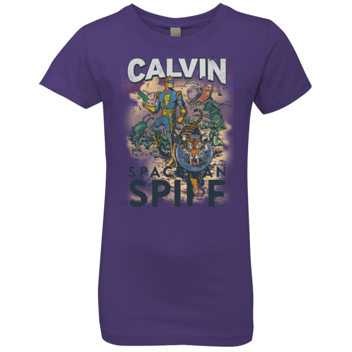 T-Shirts Purple Rush / YXS Spaceman Spiff Girls Premium T-Shirt