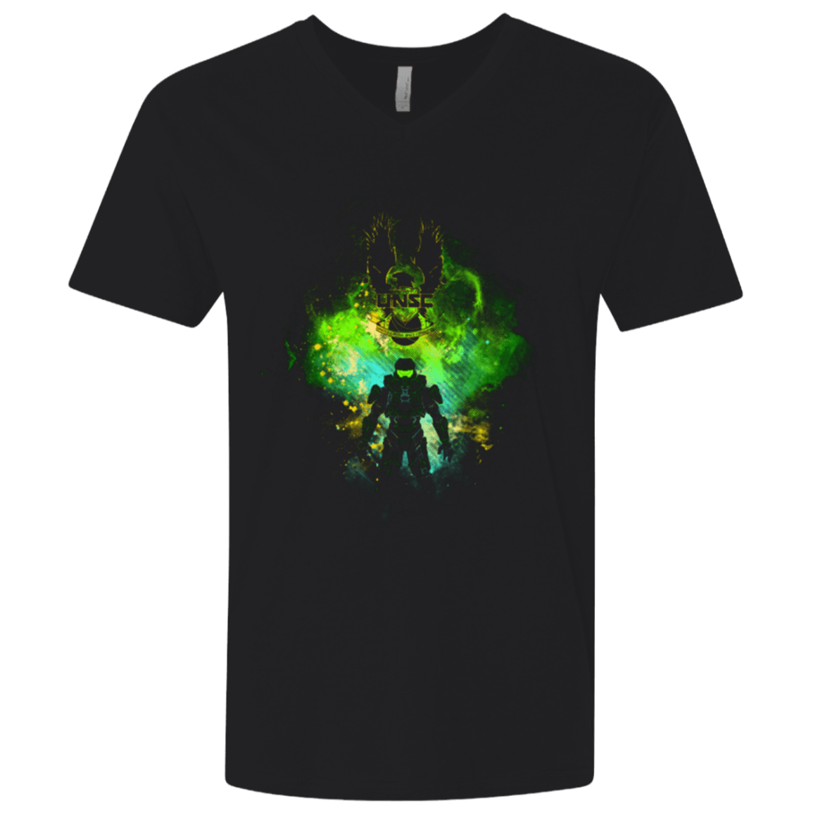 T-Shirts Black / X-Small SPARTAN ART Men's Premium V-Neck