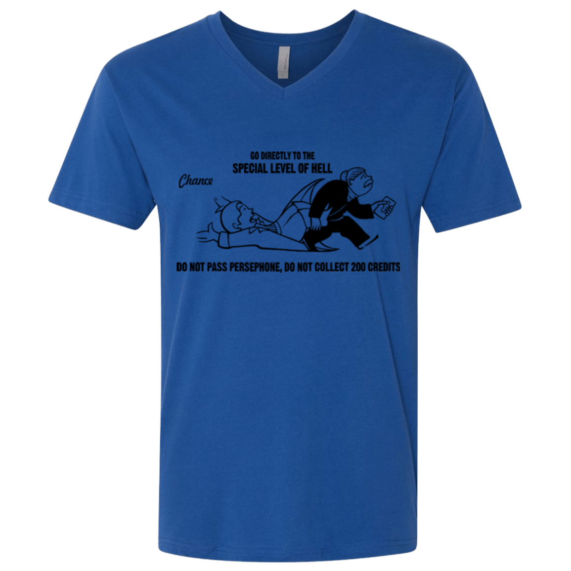 T-Shirts Royal / X-Small Special Level of Hell Men's Premium V-Neck