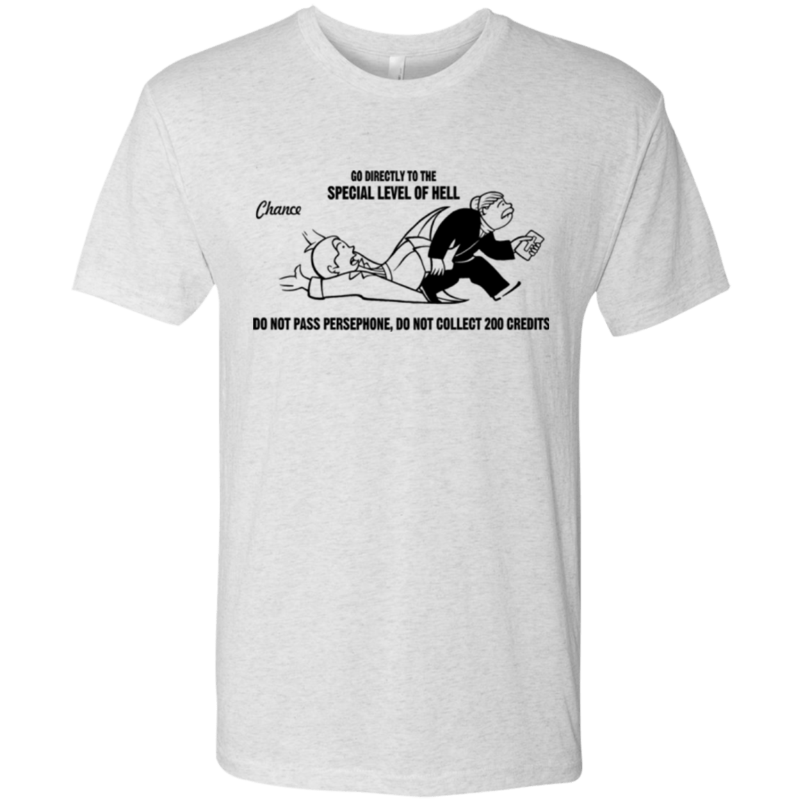 T-Shirts Heather White / Small Special Level of Hell Men's Triblend T-Shirt