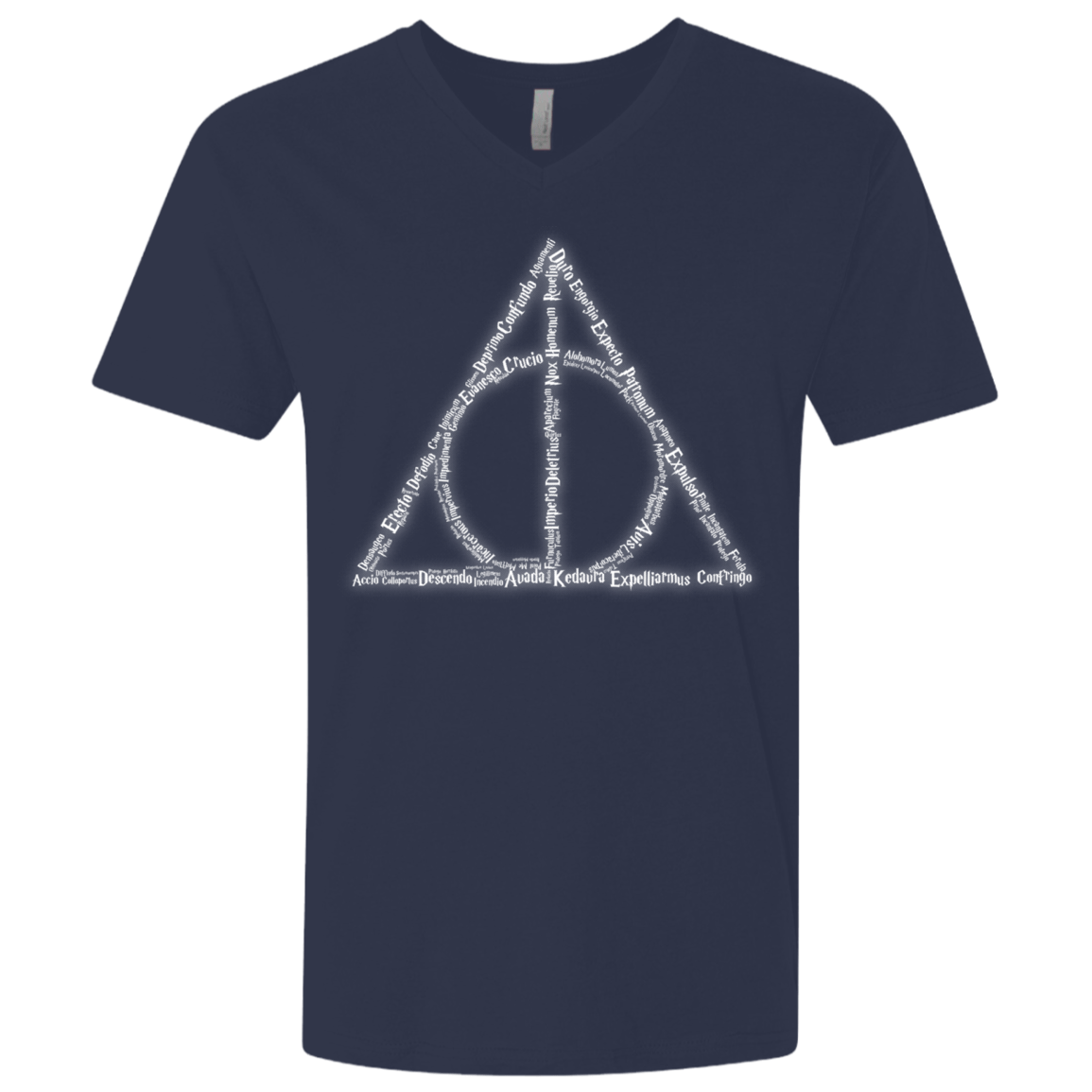 T-Shirts Midnight Navy / X-Small Spells Men's Premium V-Neck