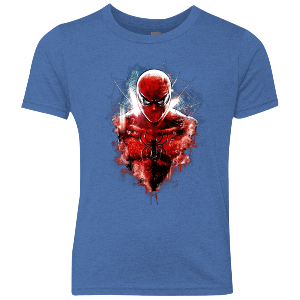 T-Shirts Vintage Royal / YXS Spiderman Youth Triblend T-Shirt